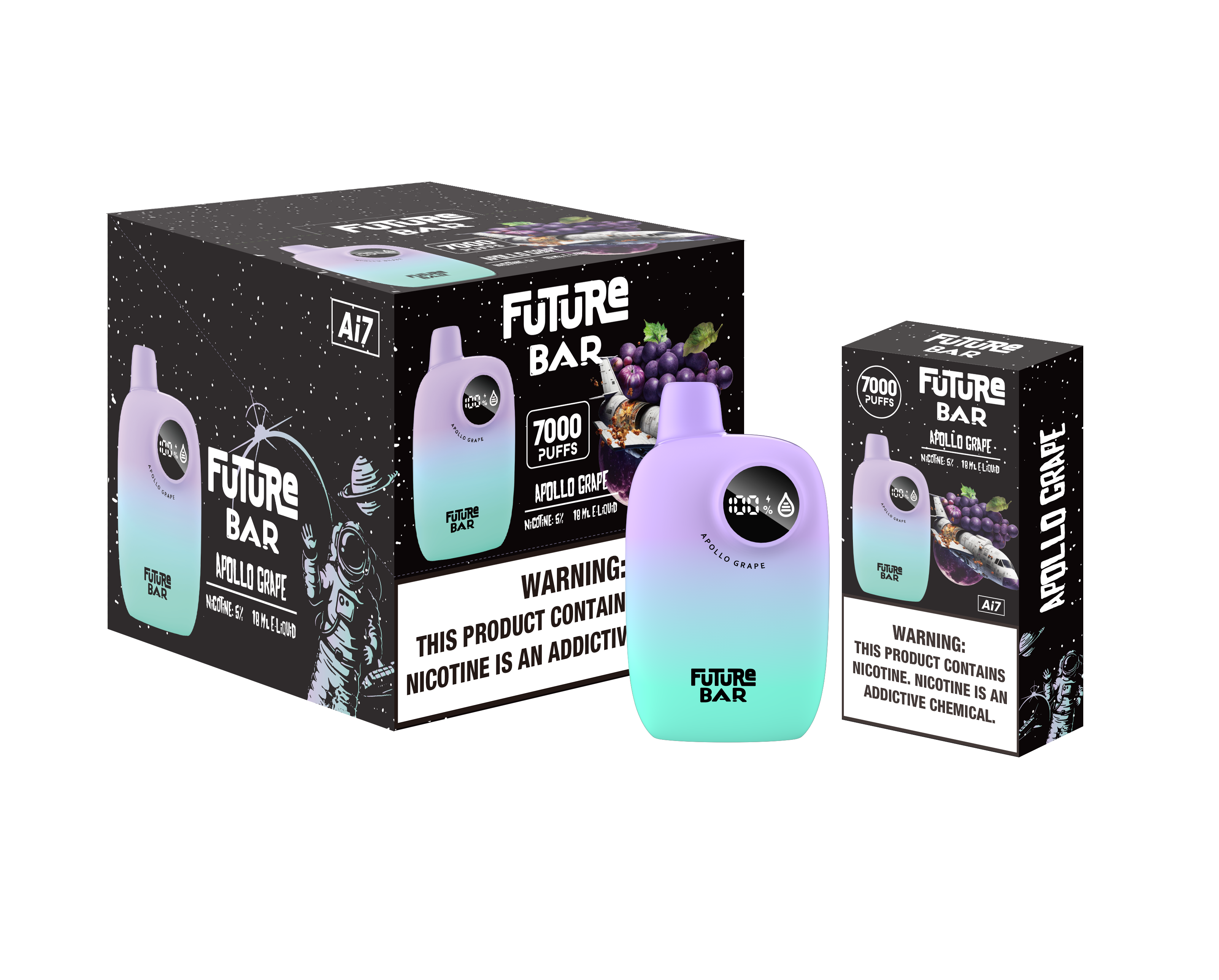 ASTEROID APPLE Future Bar 7K Disposable Vape