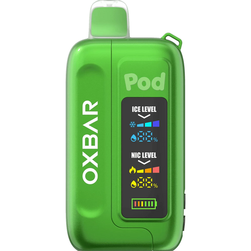 Green Apple Burst (Aquarius) OXBAR Ice-Nic Control 35K Disposable Vape