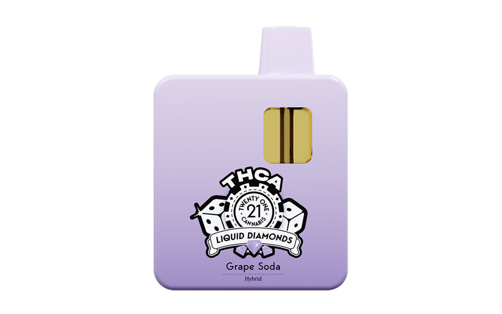 Grape Soda (Hybrid) Twenty One Liquid Diamonds 3mL Disposable Vapes
