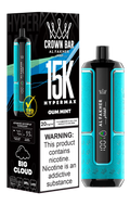 Gum Mint Al Fakher Crown Bar Big Cloud 15K Disposable Vape