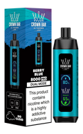 Blueberry Raspberry Al Fakher Crown Bar 8K Pro Dual Mode Disposable Vape