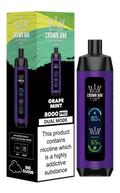Grape Mint Al Fakher Crown Bar 8K Pro Dual Mode Disposable Vape