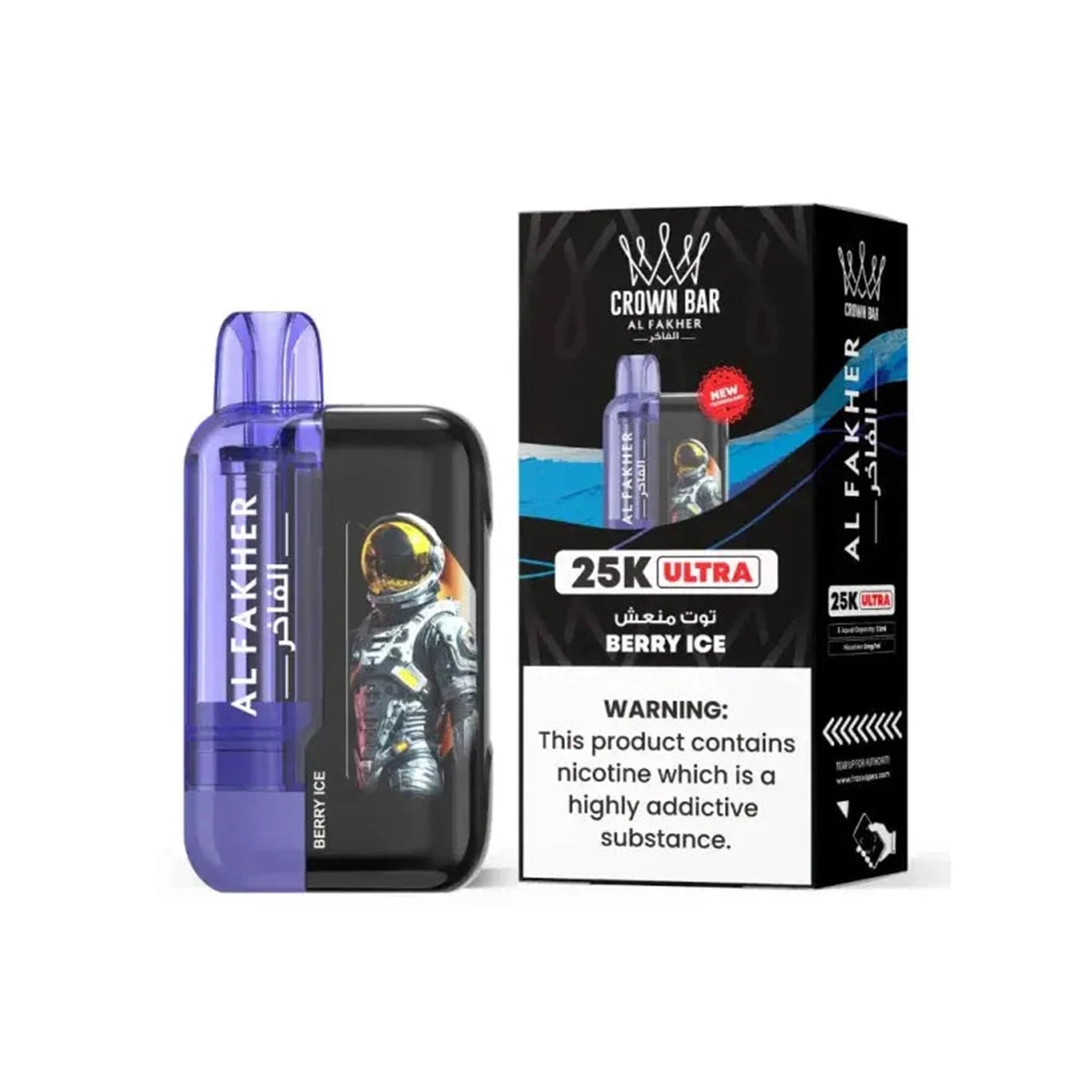 Berry Ice Al Fakher Crown Bar 25K Ultra Disposable Vape
