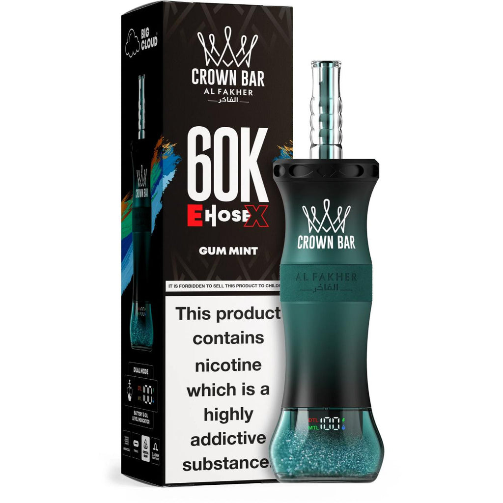 Two Apple Crown Bar Al Fakher 60K E-Hose Disposable Vape