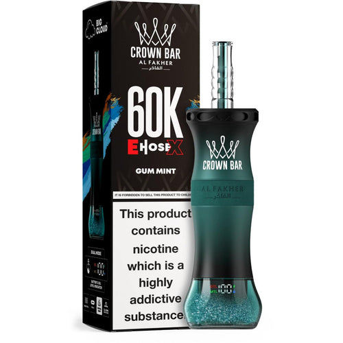 Two Apple Crown Bar Al Fakher 60K E-Hose Disposable Vape