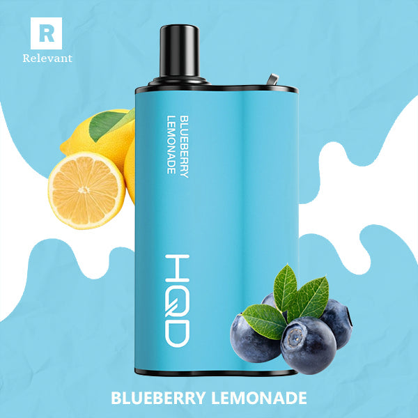 Blueberry Lemonade HQD Cuvie Box 5500 Puffs Disposable Vape