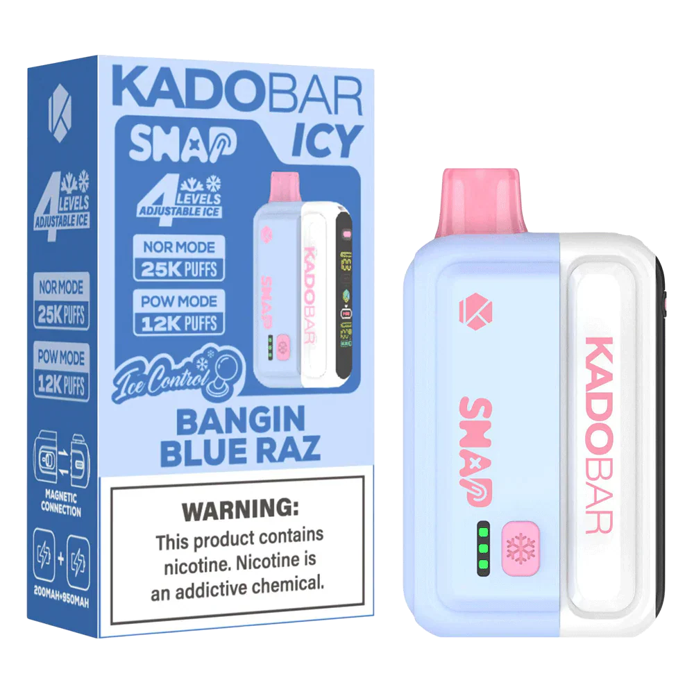 Bangin Blue Raz Kadobar Snap Icy 25K Disposable Vape