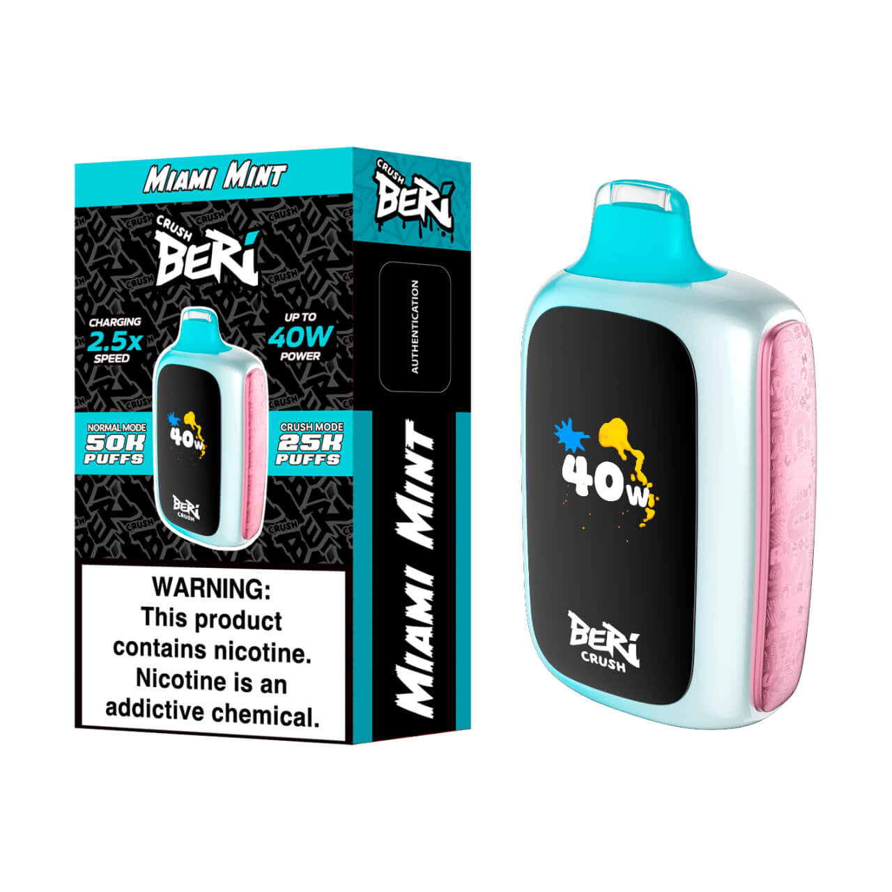 Miami Mint Crush Beri 50K Disposable Vape