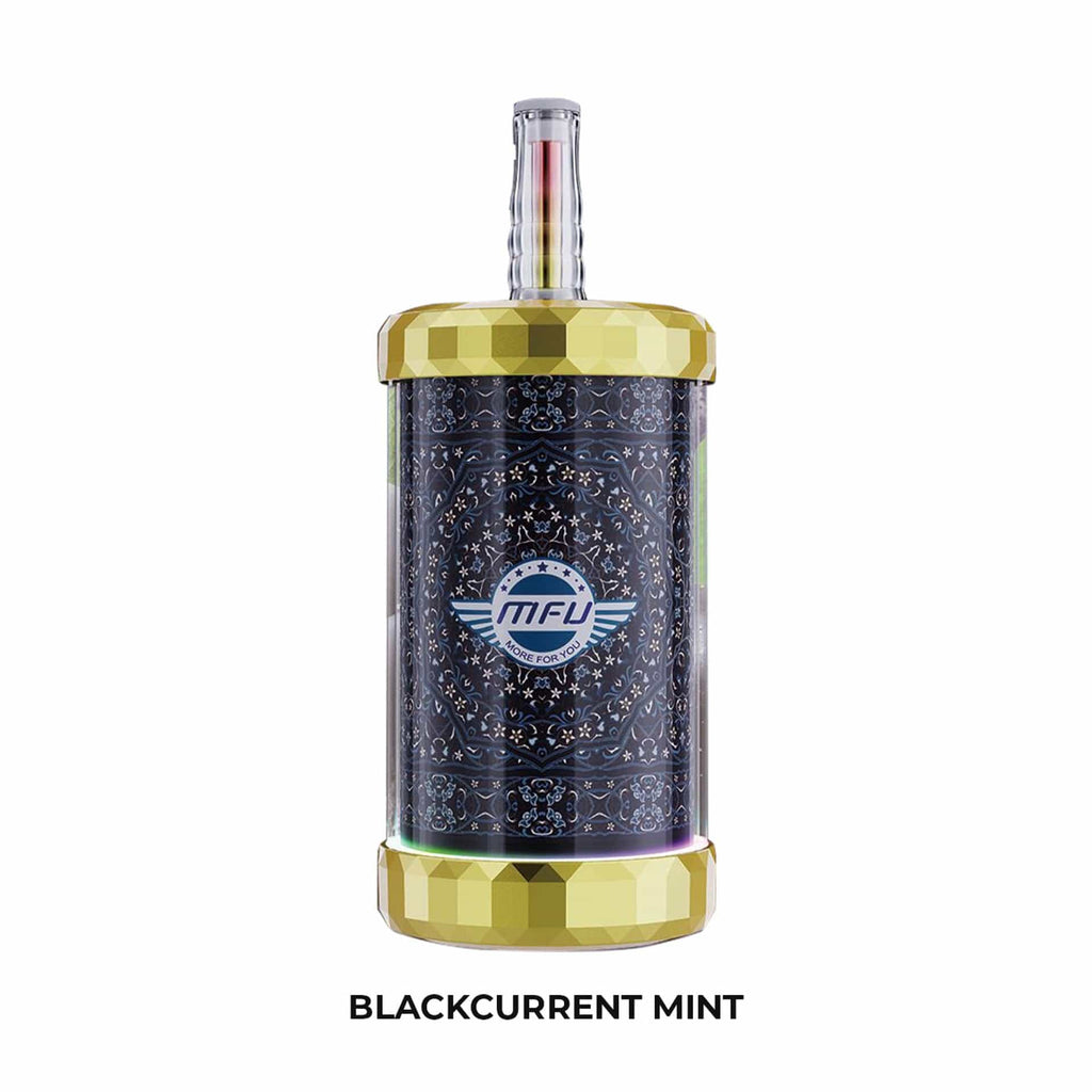 Black Currant Mint MFU Shisha X3 150K Disposable Vape