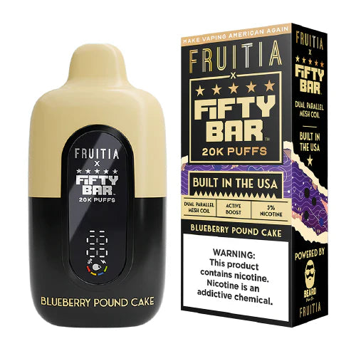 Blueberry Pound Cake Fifty Bar 20k Disposable Vape