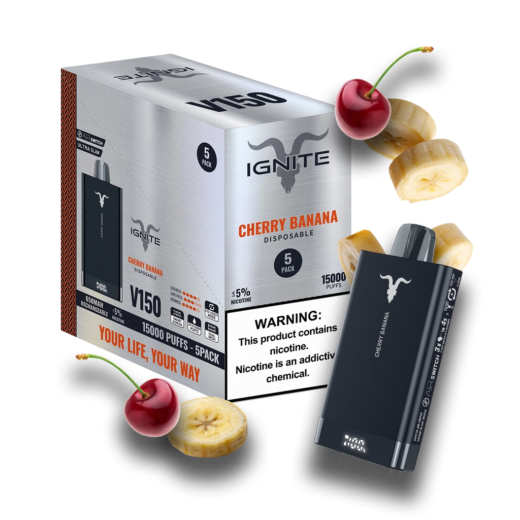 Cherry Banana Ignite V150 15K Disposable Vape