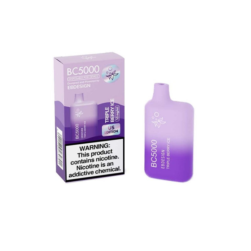 TRIPLE BERRY ICE EBCREATE BC5000 Disposable Vape