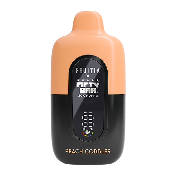 Peach Cobbler Fifty Bar 20k Disposable Vape