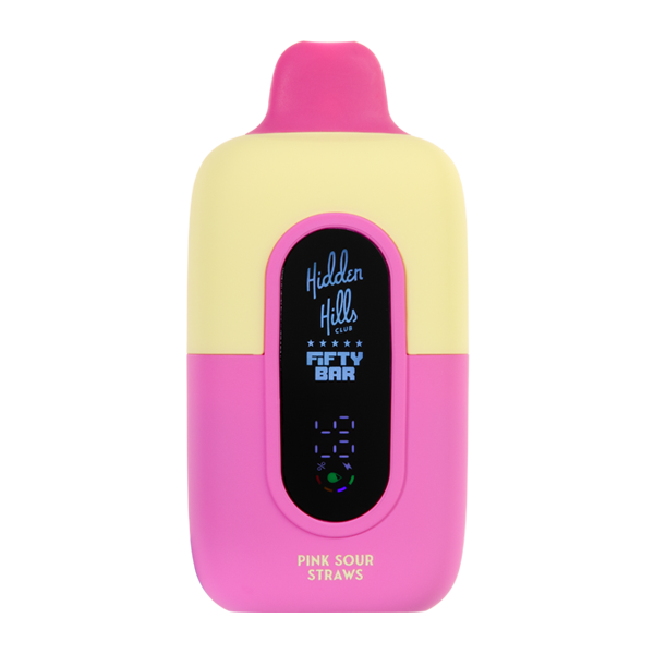 Pink Sour Straws Fifty Bar 20k Disposable Vape