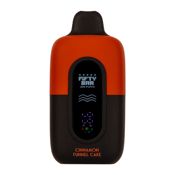 Cinnamon Funnel Cake Fifty Bar Silver 2% Disposable Vape
