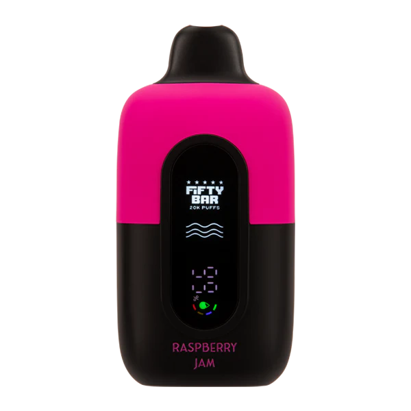Raspberry Jam Fifty Bar 20k Disposable Vape
