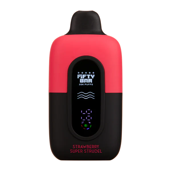 Strawberry Super Strudel Fifty Bar 20k Disposable Vape
