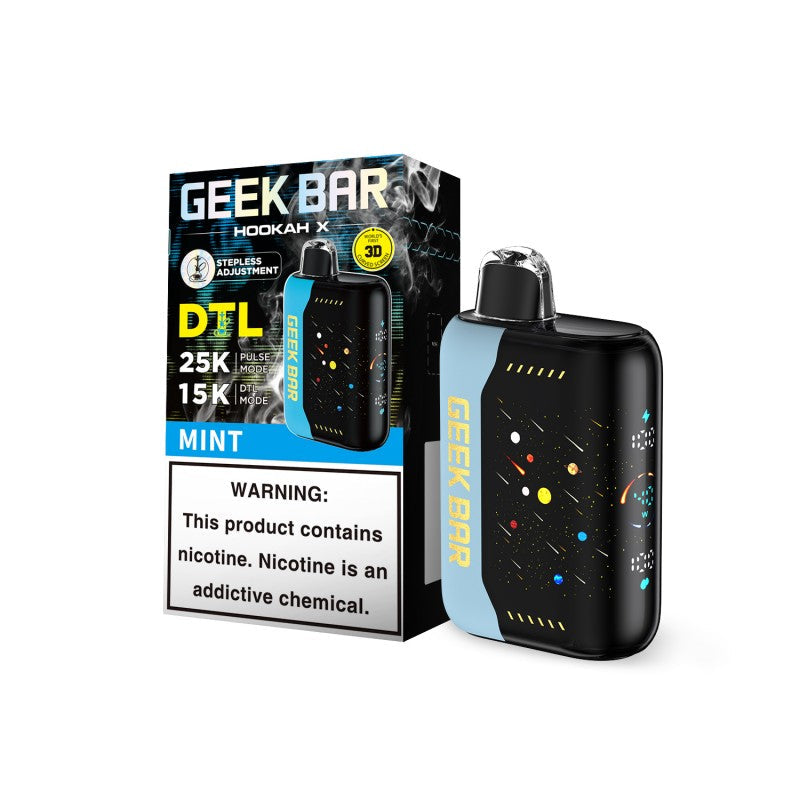 Mint Geek Bar Hookah X 25K Disposable Vape
