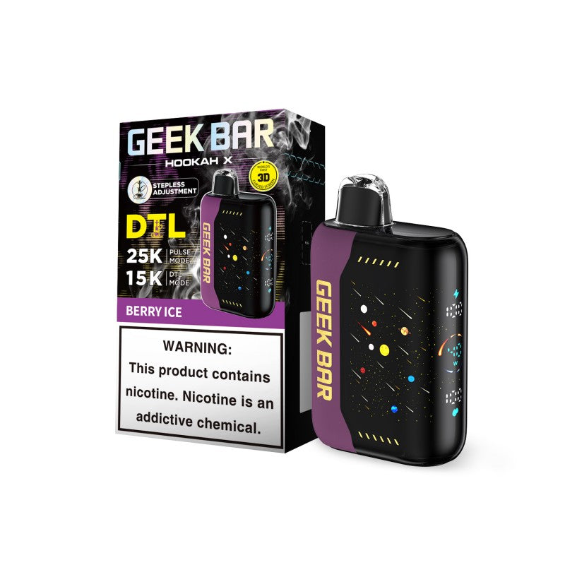 Berry Ice Geek Bar Hookah X 25K Disposable Vape