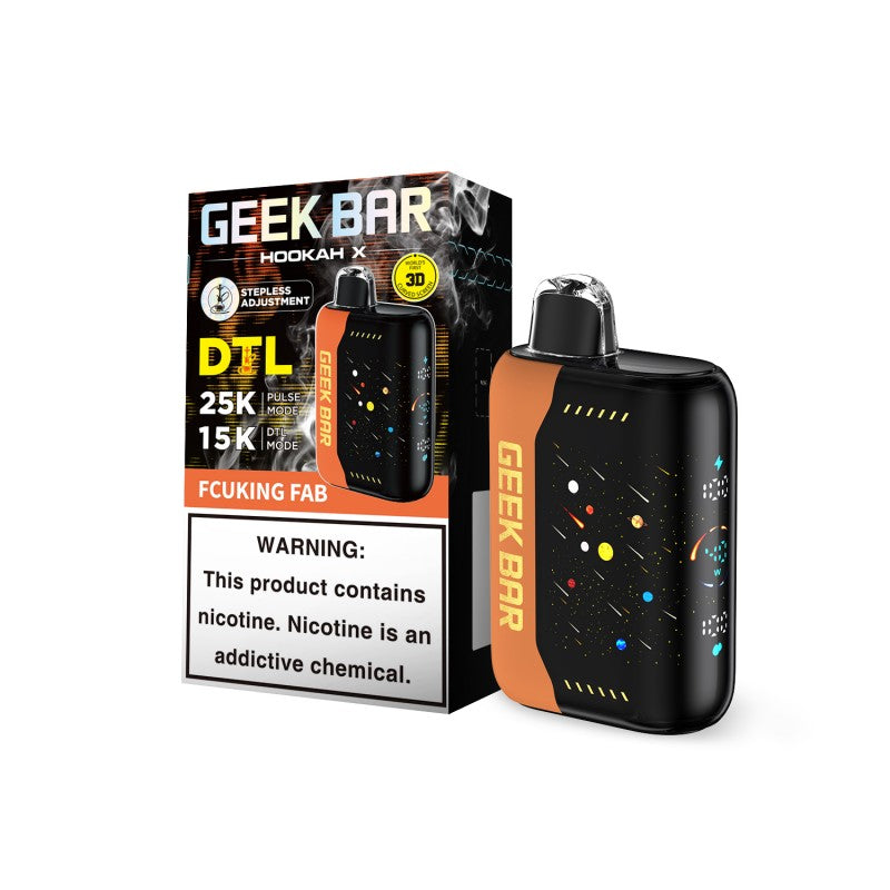 Fcuking Fab Geek Bar Hookah X 25K Disposable Vape