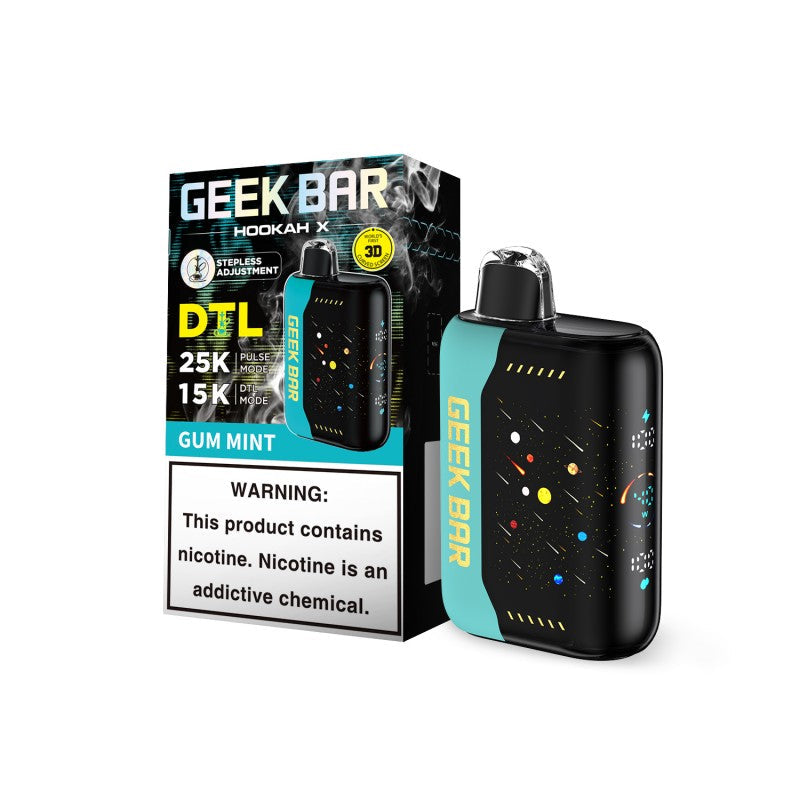 Gum Mint Geek Bar Hookah X 25K Disposable Vape