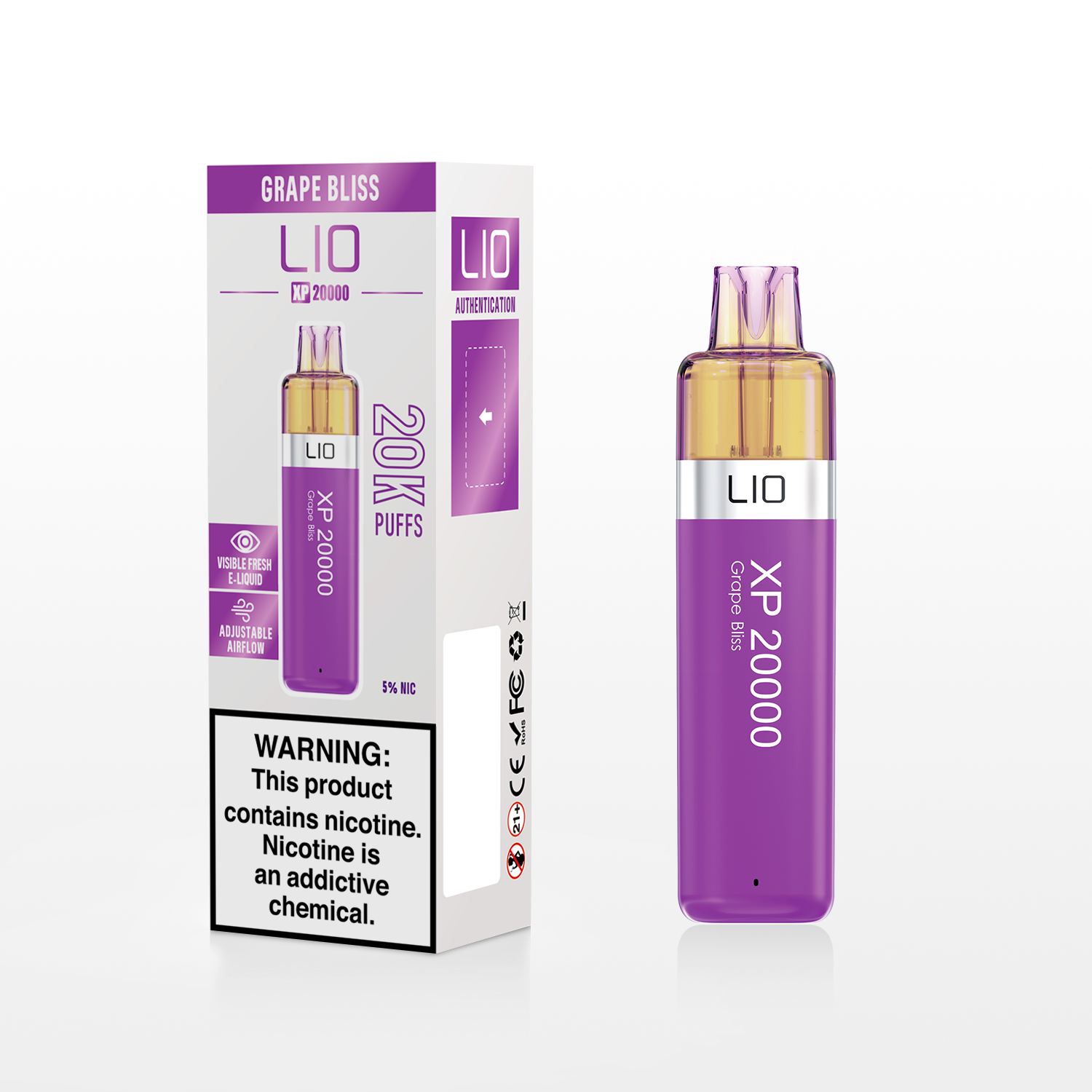 Grape Bliss iJoy Bar LIO XP20000 Disposable Vape