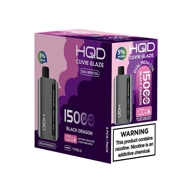 HQD Cuvie Glaze 15K Disposable Vape
