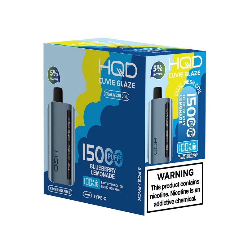 HQD Cuvie Glaze 15K Disposable Vape