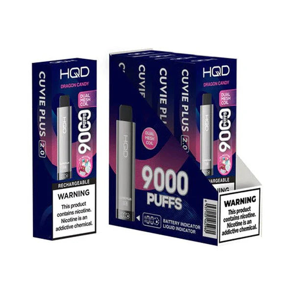 HQD Cuvie Plus 2.0 - 9K Disposable Vape