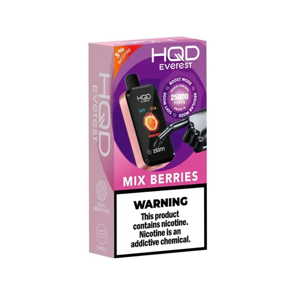 Mix Berries HQD Cuvie Everest 25K Disposable Vape
