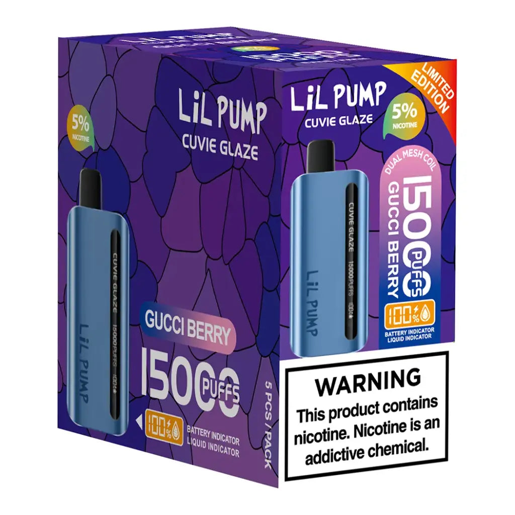 HQD Lil Pump Cuvie Glaze 15K Disposable Vape