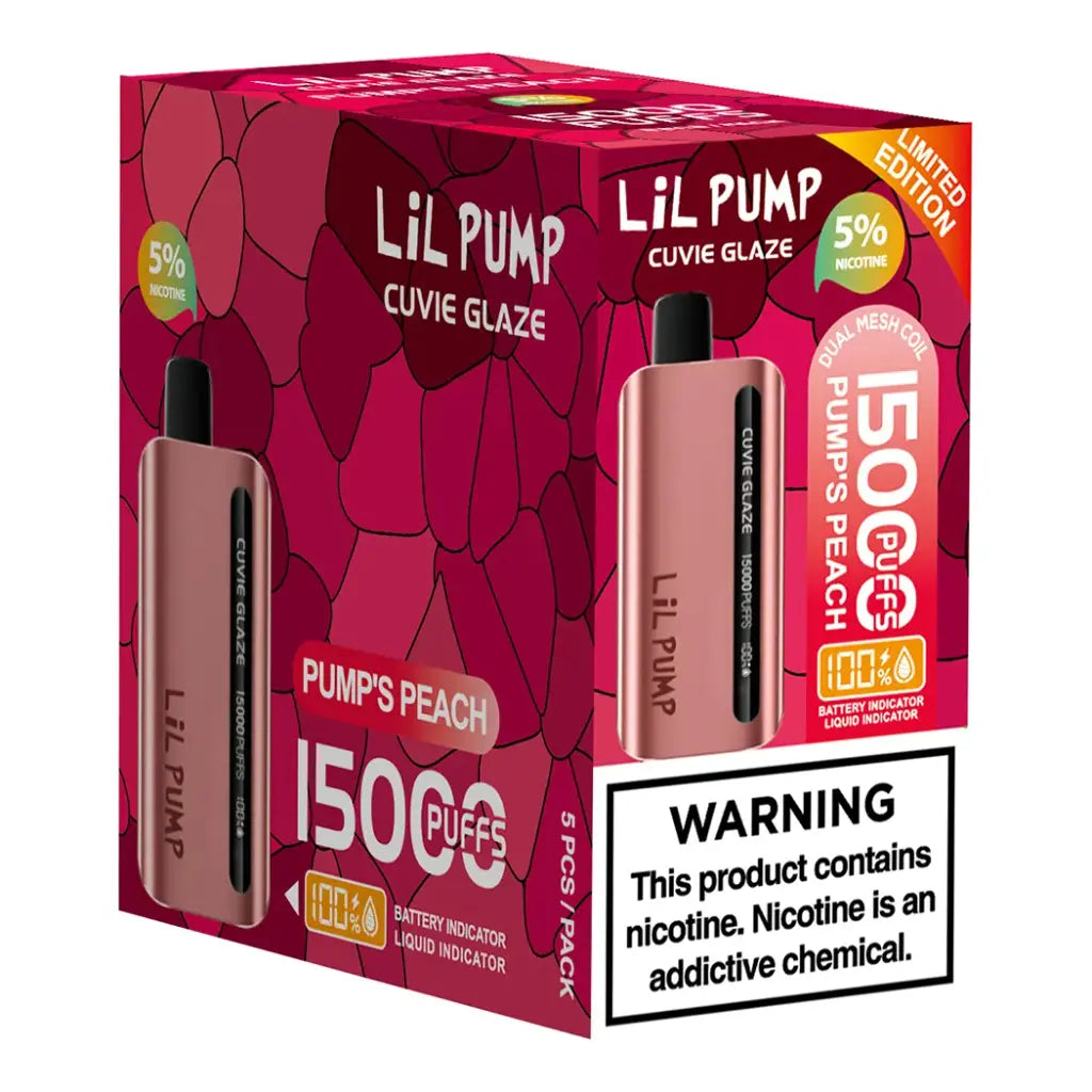 HQD Lil Pump Cuvie Glaze 15K Disposable Vape