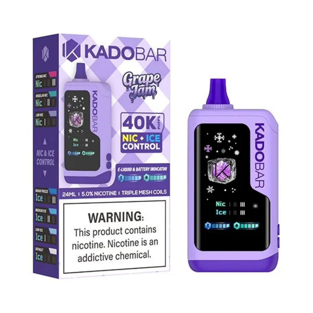 Grape Ice Kadobar NI40000 Disposable Vape