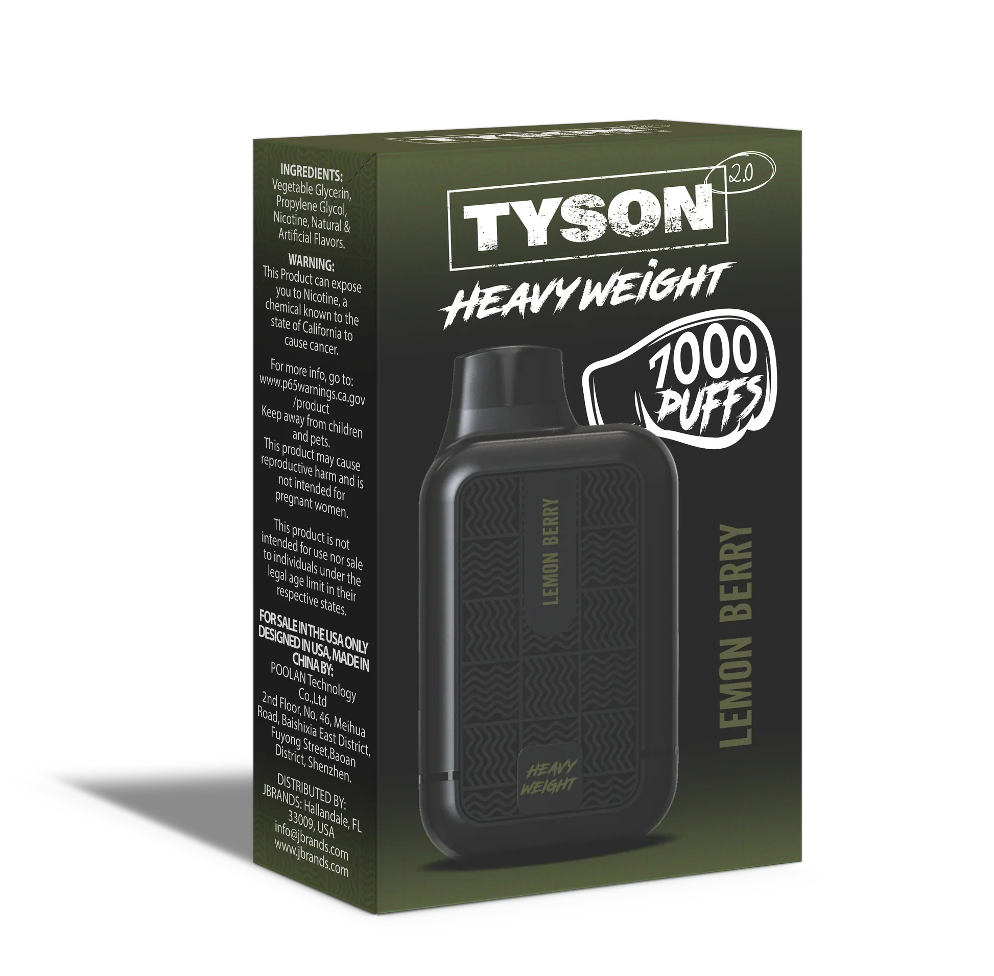 Lemon Berry Tyson 2.0 Heavyweight 7K Disposable Vape