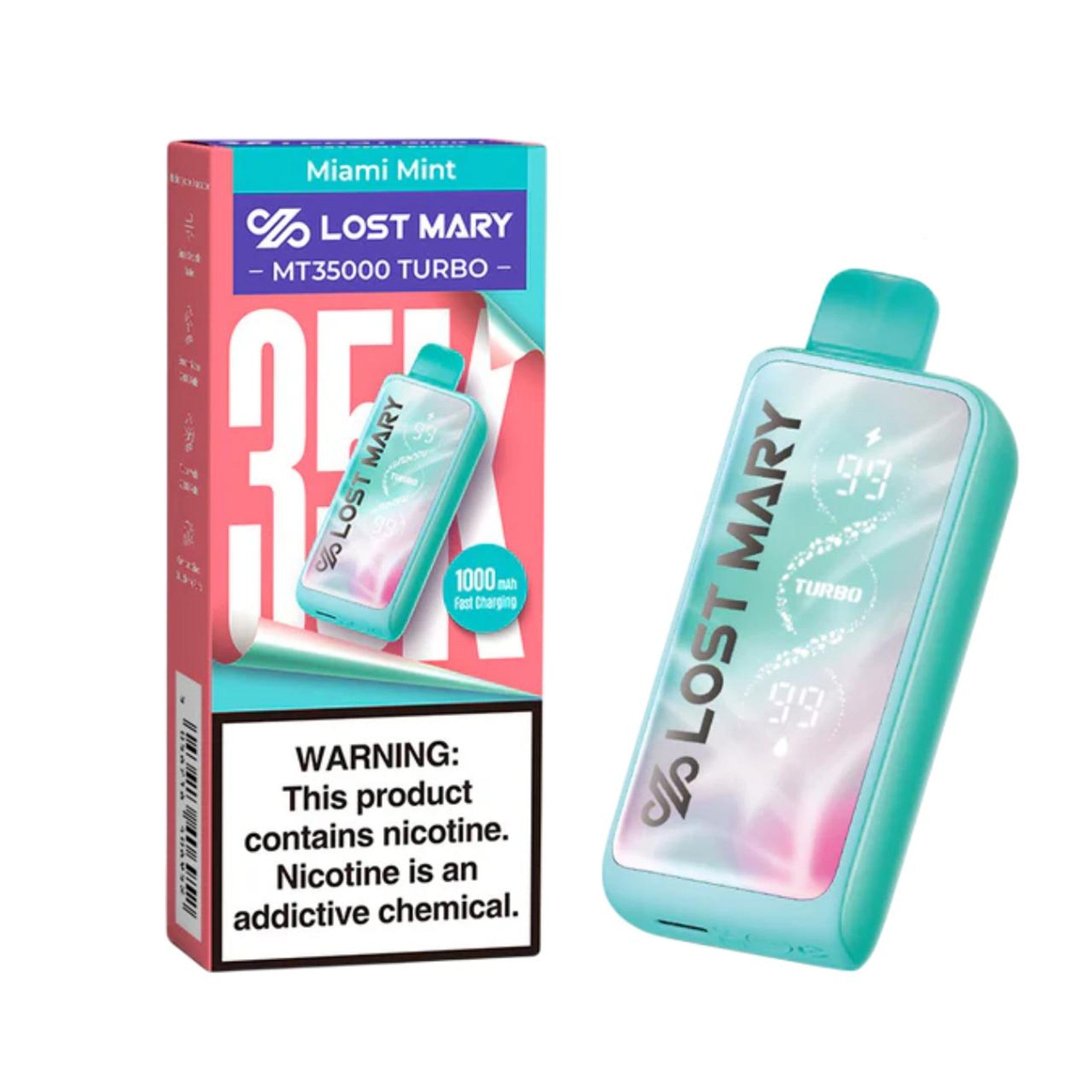 Miami Mint Lost Mary MT35000 Turbo Disposable Vape