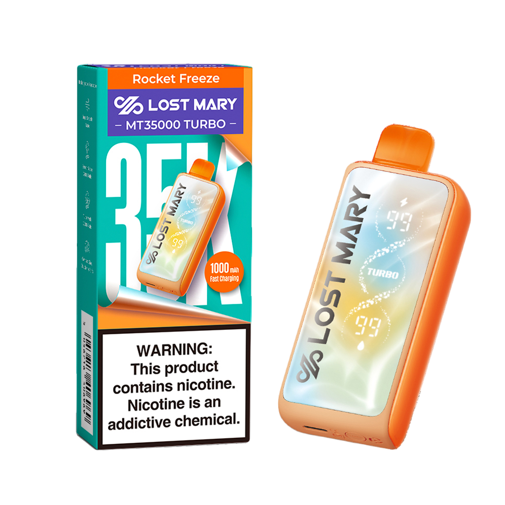 Rocket Freeze Lost Mary MT35000 Turbo 0% Disposable Vape