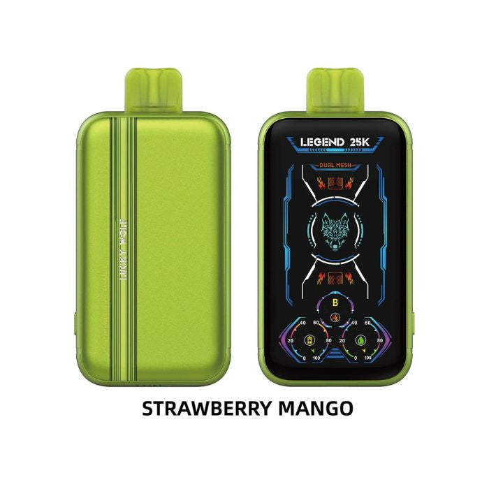 Sour Apple Ice Lucky Wolf Legend 25K Disposable Vape Pod