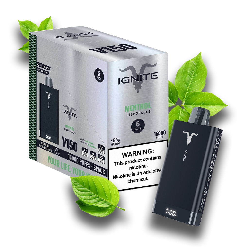 Menthol Ignite V150 15K Disposable Vape
