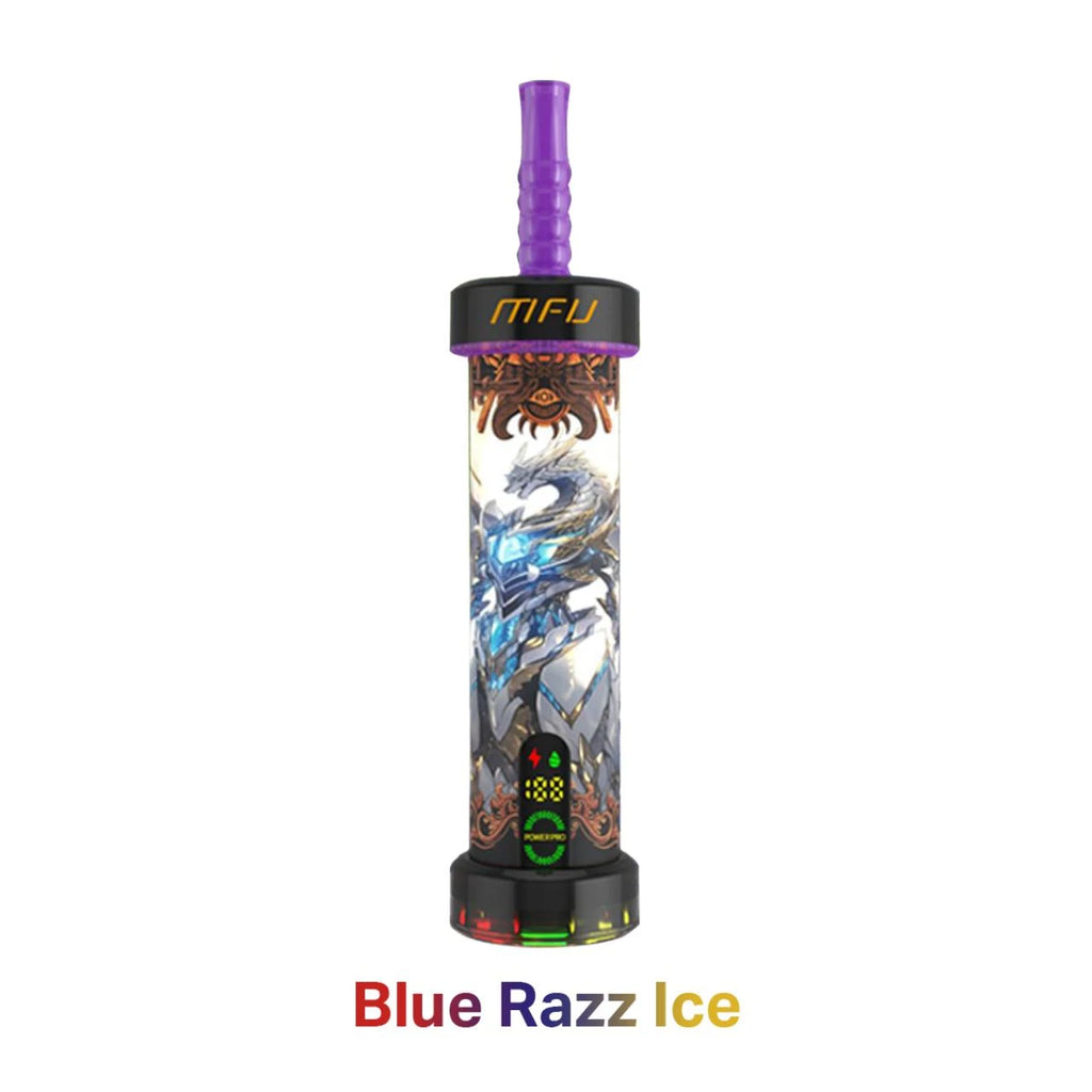 Blue Razz Ice MFU Shisha X1 40K Hookah Disposable Vape