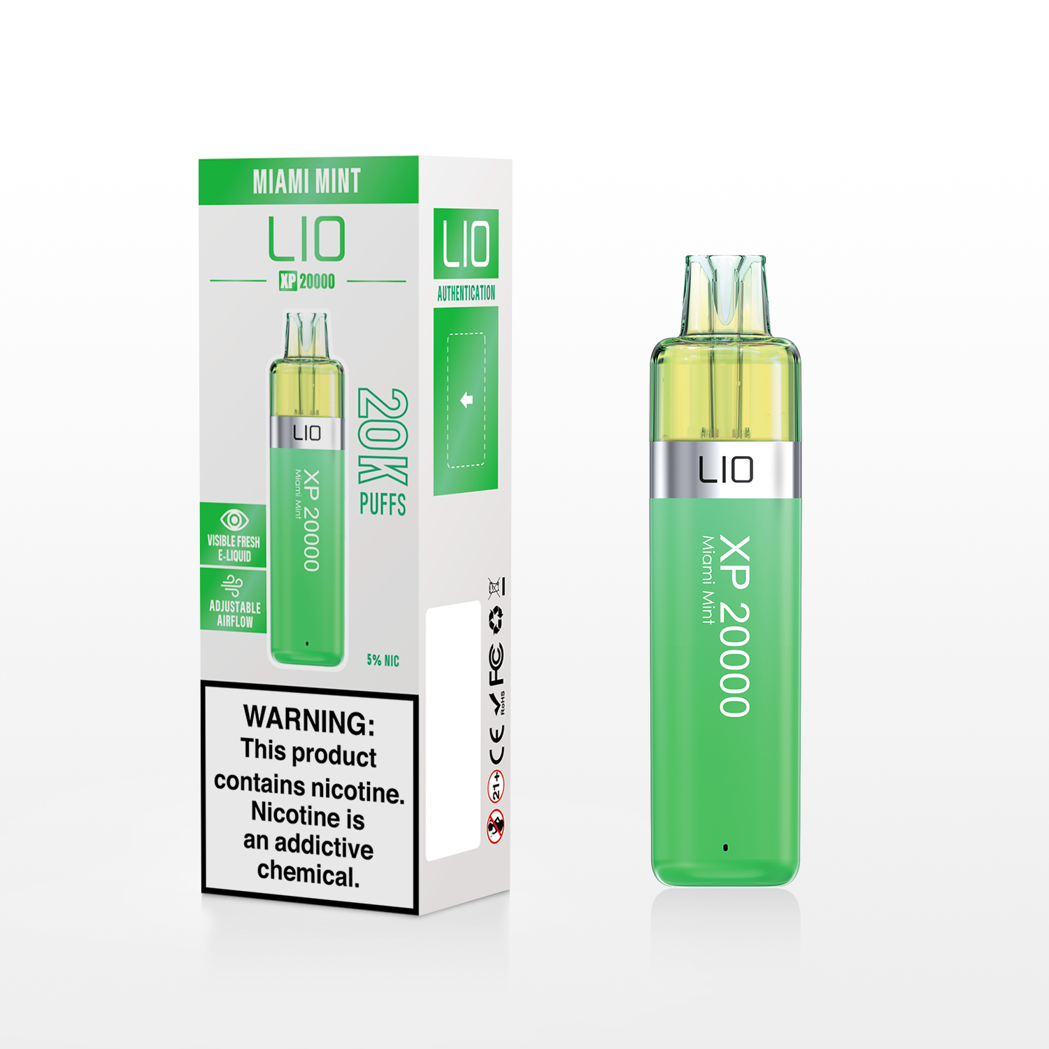 Miami Mint iJoy Bar LIO XP20000 Disposable Vape