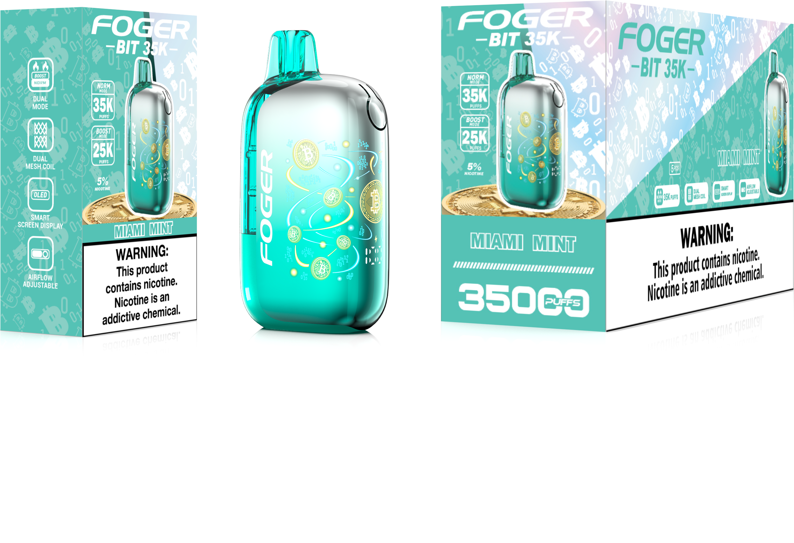 Miami Mint Foger Bit 35K Disposable Vape