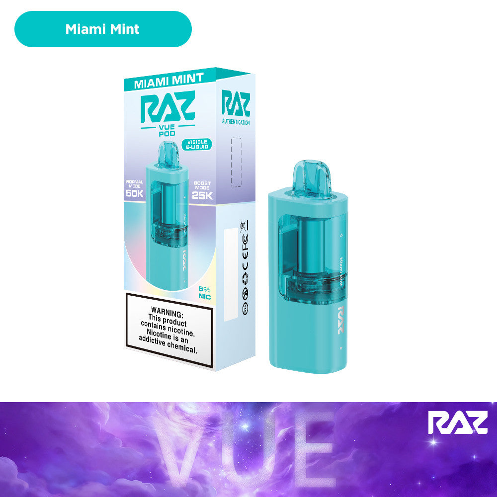Miami Mint RAZ VUE 50K Disposable Vape Pod