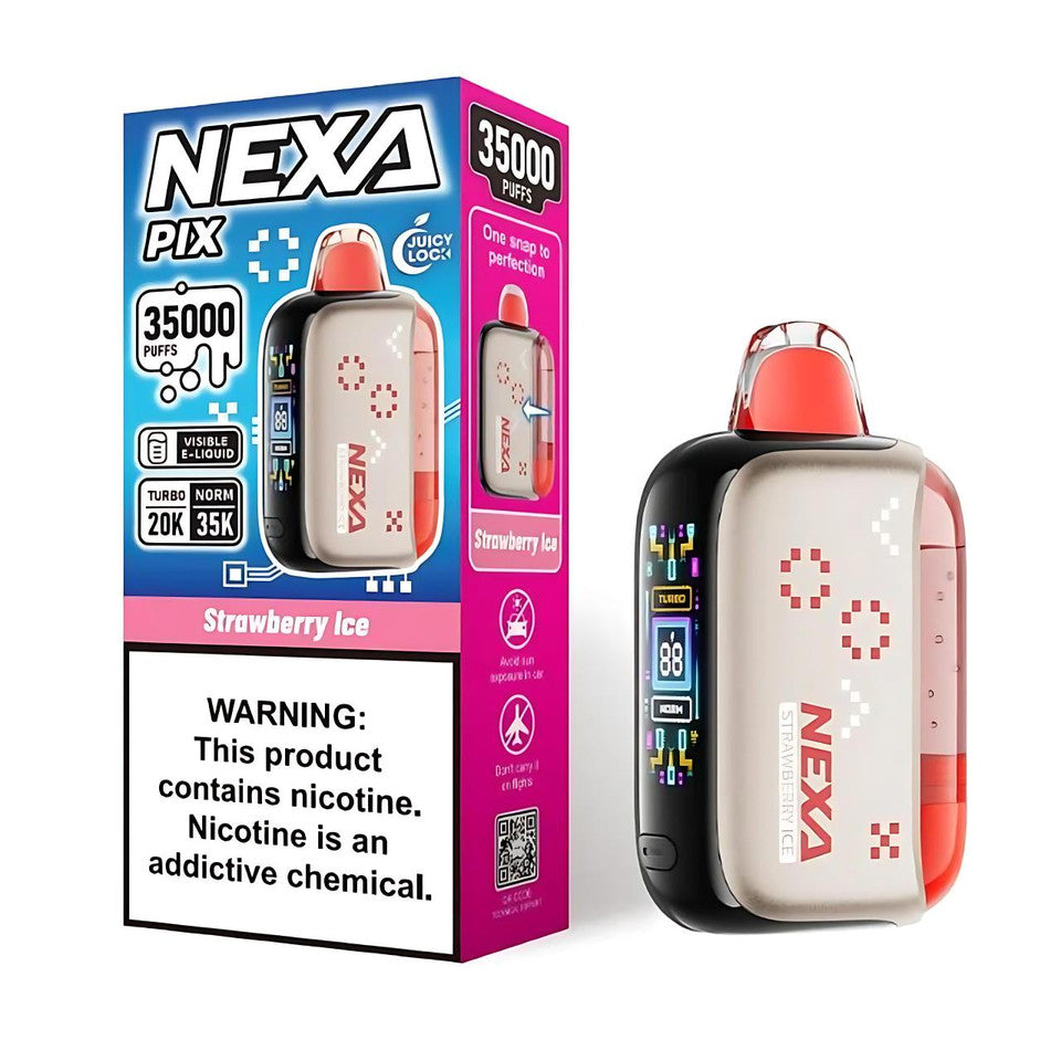 Strawberry Ice Nexa Pix 35k Disposable Vape