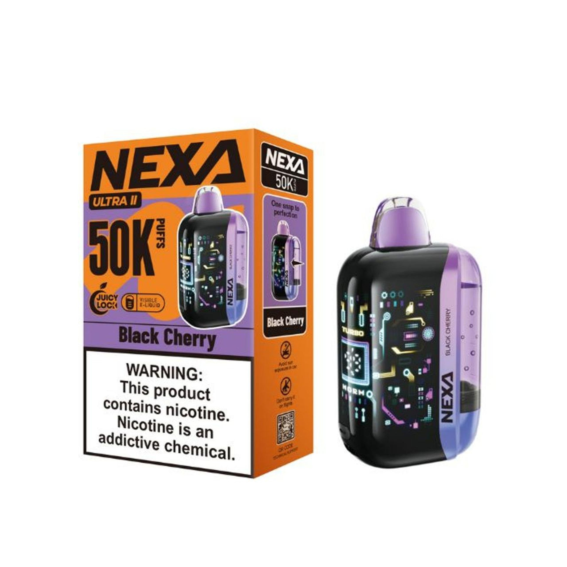 Black Cherry Nexa Ultra II 50K Disposable Vape