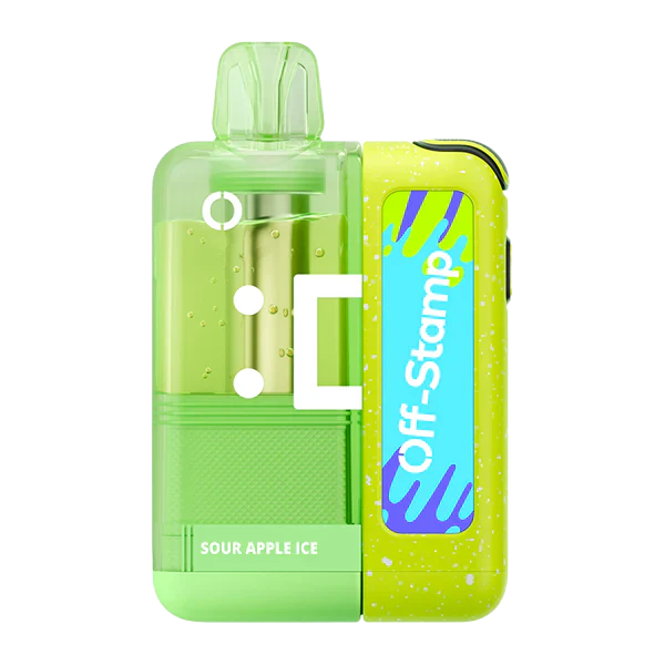 Sour Apple Ice Off-Stamp X-Cube Crystal Kit 35K Disposable Vape