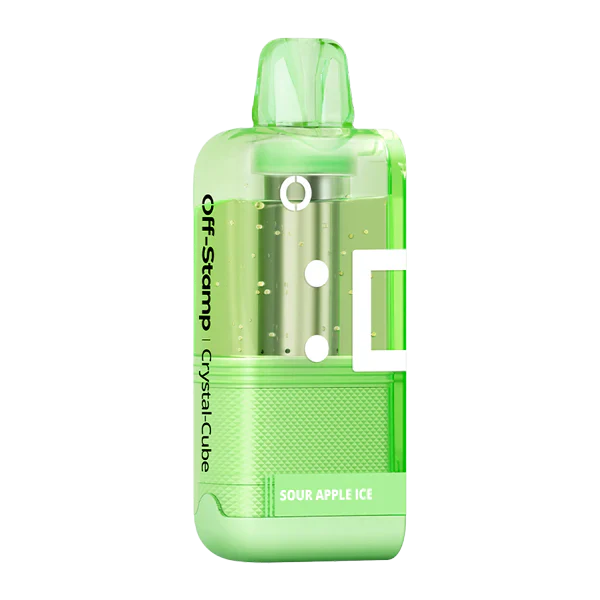 Sour Apple Ice Off-Stamp Crystal-Cube Pod 35K Disposable Vape