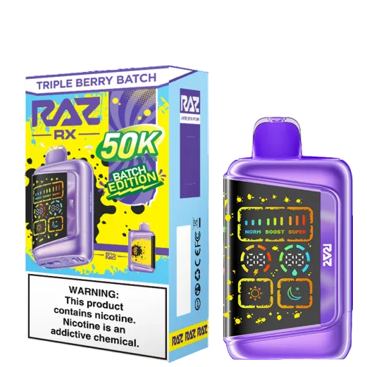 Tripple Berry Batch RAZ RX50K Batch Edition Disposable Vape