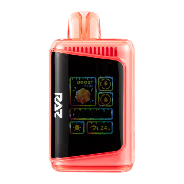 Strawberry Peach Gush Raz LTX 25K Disposable Vape
