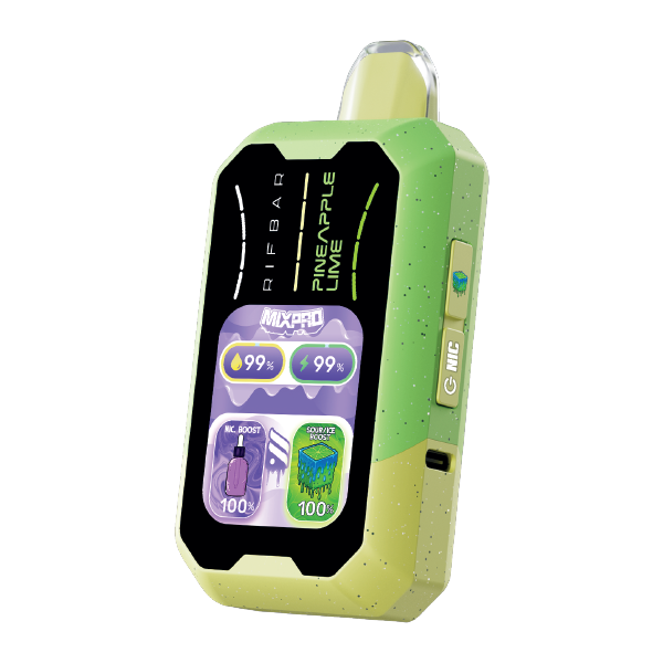 Pineapple Lime RifBar MixPro 40K Disposable Vape