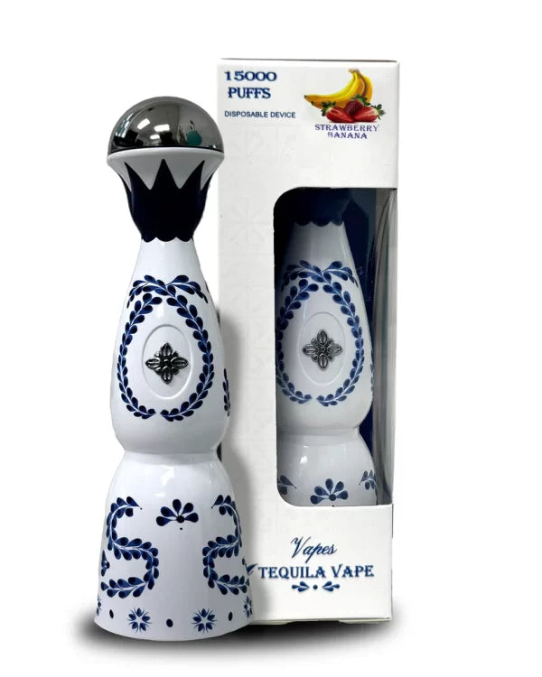 STRAWBERRY BANANA Tequila Vape 15K Disposable Vape